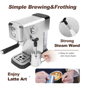 <strong>Coffee</strong> Maker Espresso <strong>Machine</strong> Home Business Stainless Steel <strong>Machine</strong> - Product Image 3