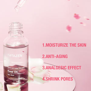 Fatazen สารสกัดจากดอกกุหลาบอเนกประสงค์แบบออแกนิกน้ำมันมะกอกอุดมไปด้วยต่อต้านริ้วรอยผลิตภัณฑ์ดูแลร่างกายให้ความชุ่มชื้นลดรูขุมขนให้น้ำมันเพิ่มขึ้น - Product Image 5