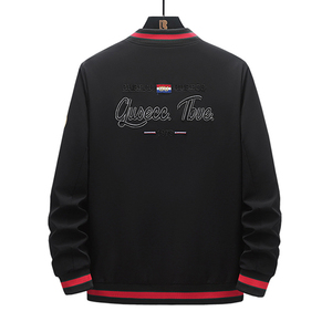 Veste de luxe automne nouvelle terre européenne et américaine broderie veste décontractée hommes mode tendance baseball uniforme hommes mode - Product Image 3