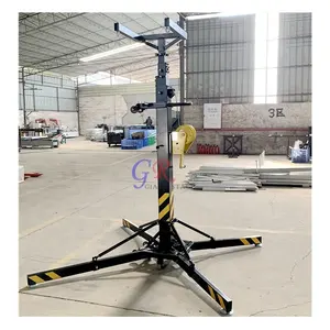 6M สูง Heavy Duty Line Array Truss แสง Crank Stand Tower