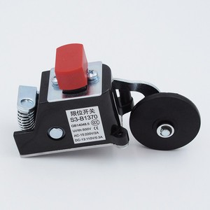 Interruptor de límite S3-B1370 SPDT 24V 1A tipo rodillo en forma de L para control de movimiento de elevadores - Product Image 1