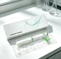 Boîte en carton rigide personnalisée OEM ODM avec support intérieur en blister plastique pour emballage de stylo injecteur