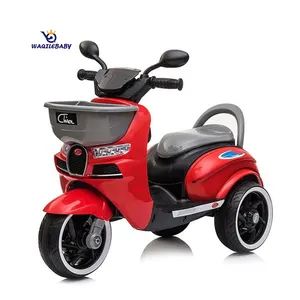 WQQL white red blue color plastic child electric motorcycle toy car for 5-9 years kids