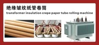 Machine manuelle d'enroulement de tubes en papier semi-crêpé pour isolation de transformateurs à huile, avec roulement à billes en acier inoxydable 304 pour engrenages de transmission