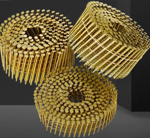Qianqin Alta Calidad máquina grado BIG ROLL JUMBO SCREW BOBINA CLAVOS PARA palé de madera - Product Image 2