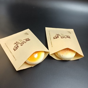 Túi Burger Tráng Sáp In Logo Tùy Chỉnh SP1550 Túi Giấy Kraft Để Lấy Đi Bao Bì Thực Phẩm - Product Image 4