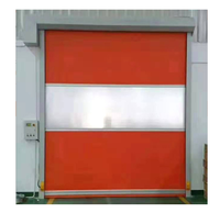 Porte de volet roulant rapide sans poussière réglable de capteur automatique de PVC de conception industrielle moderne finie pour l'usage intérieur d'atelier