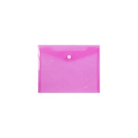 Clair A5 A4 A3 Foolscap Taille En Plastique Document Sac PP Dossiers Portefeuille avec Fermeture À Bouton pour Bureau ou Usage Domestique