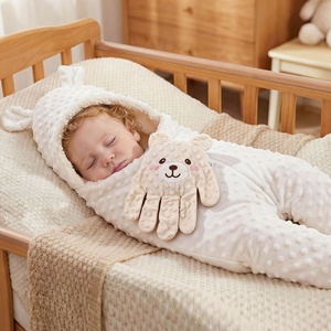 Saco de Dormir para Bebé con Mosquitero Plegable, Manta de Felpa y Juego de Música para Dormir con Diseño de Palmera para Bebés y Niños Pequeños - Product Image 3