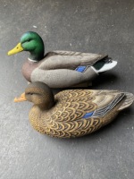 Décoy de canard bleu réaliste - Écologique, léger, durable, résistant à l'eau, en EVA, pour la chasse et la décoration de jardin