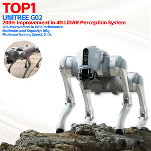 Robot Perro Unitree Go2 Pro - Robot Cuadrúpedo de Entretenimiento con Control Remoto y Control por Voz, Disfraz de Dinosaurio Personalizable - Product Image 1