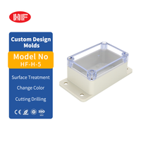 Cubierta transparente de plástico para montaje en pared, caja de alimentación, fabricación personalizada, caja de conexiones eléctrica impermeable