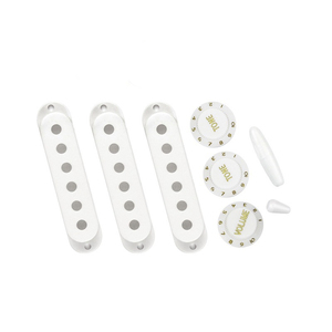 Set Manopole Volume e Tono per Chitarra Elettrica ST + Copertura Pickup Stile Strat SQ, Coperchio Potenziometro, Guscio Pickup Single Coil - Product Image 3