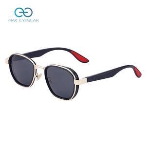 Wholesale Luxury Retro Polarized <b>Sunglasses</b> Men UV400 Protection Small Oval Frame <b>Sunglasses</b> Shades - Product Image 3