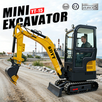 Mini-excavatrice la plus vendue, livraison gratuite, moteur EPA Kubota, 1,5 tonne, micro-excavatrice sur chenilles, plusieurs types, mini-excavatrice de petite taille