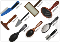 Ensemble professionnel de brosses de toilettage pour animaux de compagnie, outils de brossage complets pour animaux de compagnie en plastique durable, directement du fournisseur d'usine