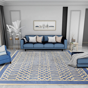 <span class=keywords><strong>Tappeto</strong></span> Rettangolare in Acrilico <span class=keywords><strong>Grigio</strong></span> Chiaro, Beige <span class=keywords><strong>e</strong></span> <span class=keywords><strong>Giallo</strong></span> per Studio <span class=keywords><strong>e</strong></span> Soggiorno - Product Image 4