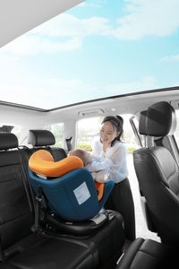 Siège auto pliable en forme de pomme pour bébé, avec maille respirante ultra-épaisse, coussin de soutien de la tête pour nouveau-né, certifié <span class=keywords><strong>ECE</strong></span> <span class=keywords><strong>R44</strong></span>/<span class=keywords><strong>04</strong></span> - Product Image 4