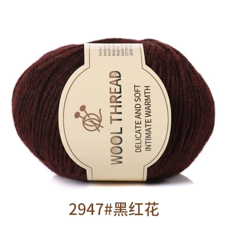 2947 fleur rouge noire