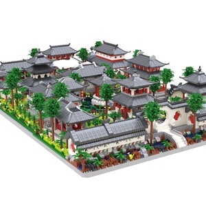 Bloques de Construcción de Plástico ABS Educativos, Maqueta de Arquitectura China Antigua de Alta Dificultad de Ensamblaje, Escala 1:60 - Product Image 4