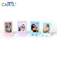 Cadre photo rectangulaire en PP de 3 pouces, style kopo, design anthropomorphe à petits pieds, personnalisable, créatif, DIY, pour Instax Mini