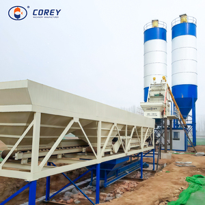 Nouvelle centrale à béton portable chinoise 50 m3/h HZS50, centrale à béton électrique diesel prête à l'emploi pour les routes et les projets à grande échelle - Product Image 6