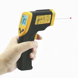 Termometro digital industrial para horno de pizza, pistola de medición de alta temperatura, 50C ~ + 380C