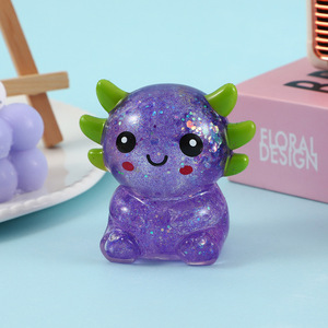 ของเล่นบีบคลายเครียดน่ารัก ลูกบอลมาลโทส TPR ของเล่นบีบแก้เครียด ของเล่นบีบอัดรูปปลาตุ๊กแกอ็อกโซโลตล - Product Image 3