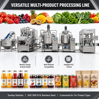 Productielijn voor fruit- en groentesap van vers fruit tot fles
