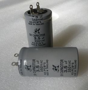 קבל מאוורר תקרה 2.5µF 350V CBB60, קבל מנוע דו-חוטי, קבל פוליפרופילן, 3.5µF - Product Image 6