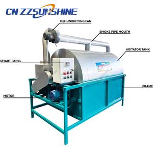 Máquina para freír cacahuetes rotativa de tambor de gran capacidad/tostador industrial de semillas de sésamo de rendimiento estable - Product Image 5