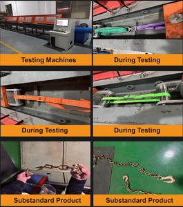Kit de sangle d'arrimage à cliquet pour véhicule robuste à 8 points pour véhicules et voitures Système de remorquage des sangles d'arrimage - Product Image 6