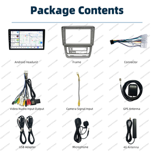 2Din มัลติมีเดียรถยนต์แอนดรอยด์8คอร์ระบบ CarPlay GPS 4G DSP FM AM เครื่องเล่นวิดีโอ <span class=keywords><strong>MP5</strong></span>สำหรับ Toyota Alphard 2002-2008 - Product Image 4