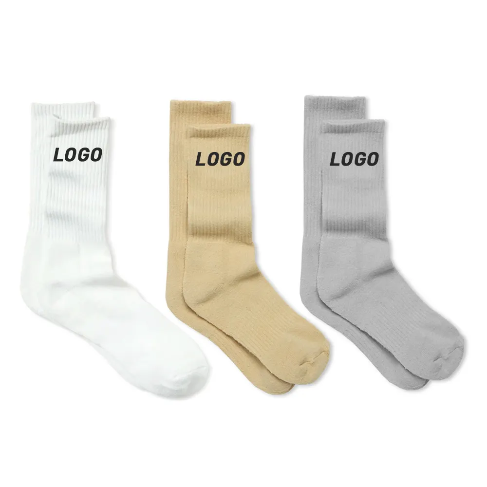 Low Moq Fashion Men's Socks Business Custom Logo Men Crew Dress Socks Men Socks Wholesale Sokken