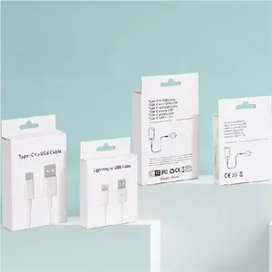 सेब पीडी डेटा लाइन पैकेजिंग रंग बॉक्स पी डी फास्ट चार्ज लाइन न्यूट्रल पेपर बॉक्स प्रकार-सीडी डेटा लाइन रंग बॉक्स