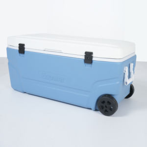 Glacière à roulettes Ecooler ZM120A 120L/114QT en PE, isotherme, étanche, pour intérieur/extérieur, marine, camping, chasse, plage, aliments - Product Image 1