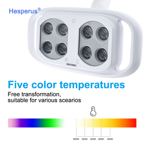 Thiết kế mới 8 bóng đèn Nha khoa Ánh sáng đèn trần gắn của nhãn hiệu cảm ứng ánh sáng cho phẫu thuật hoạt động nha khoa LED - Product Image 3