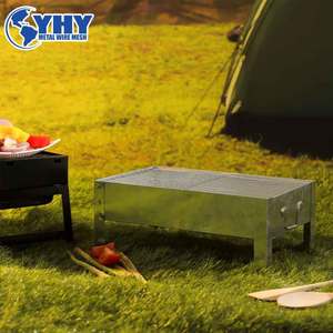 Mini Portable Charcoal Grill, <strong>Compact</strong> Space-Saving <strong>BBQ</strong> for Quick Camping &amp; Tailgating - Product Image 1
