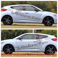 Convient pour Hyundai Veracruz PALISADE Veloster accessoires extérieurs de voiture noir brillant colonne centrale autocollant porte fenêtre décoration