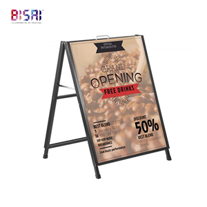 Soporte de señal de tráfico para publicidad al aire libre, cartel profesional personalizado, barato, plegable, con marco - Product Image 5