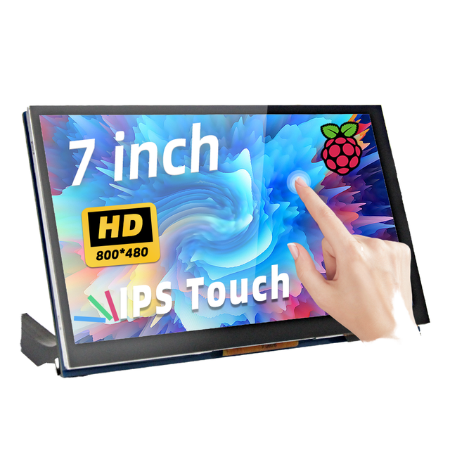 7 Inch IPS LCD Capacitive Touch Screen 800X480 Resolution for Raspberry Pi