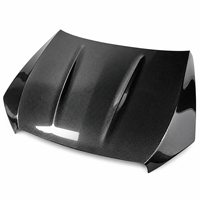 Capot moteur en fibre de carbone 3K Twill noir brillant pour Mercedes W205 C43 C63 AMG (2015-2021) – Fixation par boulons