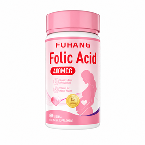 Integratori OEM per Donne in Gravidanza, Etichetta Privata, Compresse di Calcio, <span class=keywords><strong>Ferro</strong></span> e Acido Folico 400mcg <span class=keywords><strong>L</strong></span>-Metilfolato - Product Image 1