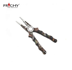 X12A-6 spécial fini sur la surface anneaux fendus lignes de coupe manchons à <span class=keywords><strong>sertir</strong></span> avec gaine et lanière <span class=keywords><strong>pince</strong></span> de pêche en aluminium - Product Image 2
