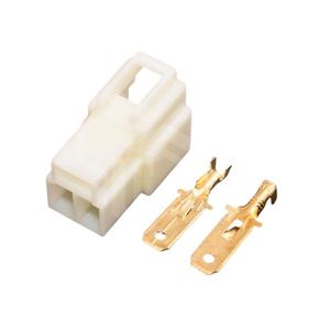 אופנוע 6.3 מ "מ/רכב חשמלי חוט מחבר זכר/תקעים 2p 3 4 זכר/נקבה מחבר תקע - Product Image 1