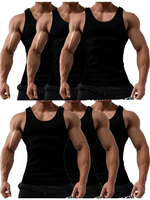Nouveau design, vente en gros d'usine, stock disponible, gilet décontracté tricoté pour hommes, en coton et élasthanne, avec logo personnalisé, pour le sport et le fitness estival