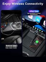 Wooboobox OEM ODM CarPlay inalámbrico Android Auto Dongle 4GB RAM Apariencia múltiple 2 en 1 Volkswagen adaptador AIbox 2 1