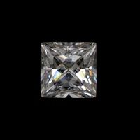 Certificat GRA Vente en gros Moissanite D Color VVS1 Taille Princesse Blanche pour Sertissage de Bijoux