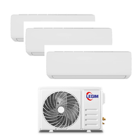 Climatisation multi-zones sans conduit MAX 24000 Btu, pompe à chaleur, climatiseur multi-zones à inversion