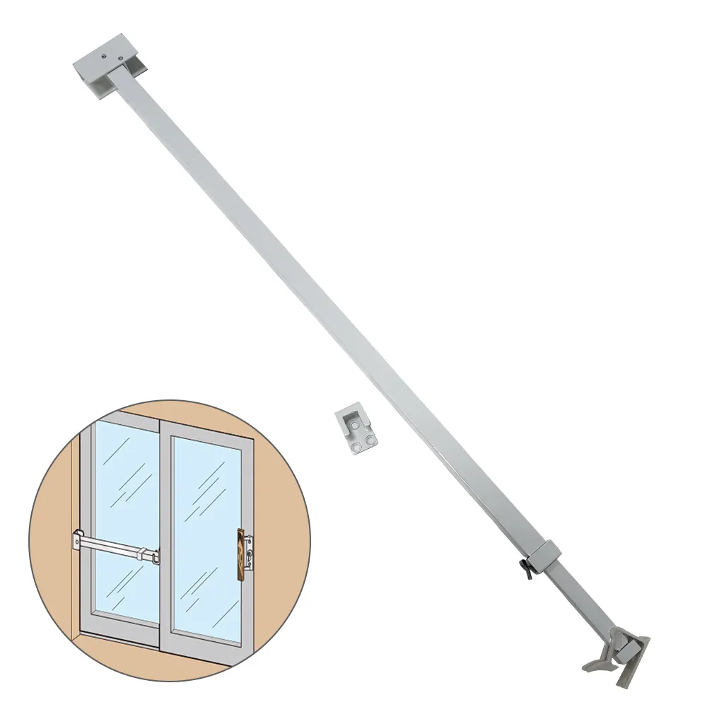 China wholesale Easy Install 1 Set Screw Security Bar For Sliding Doors